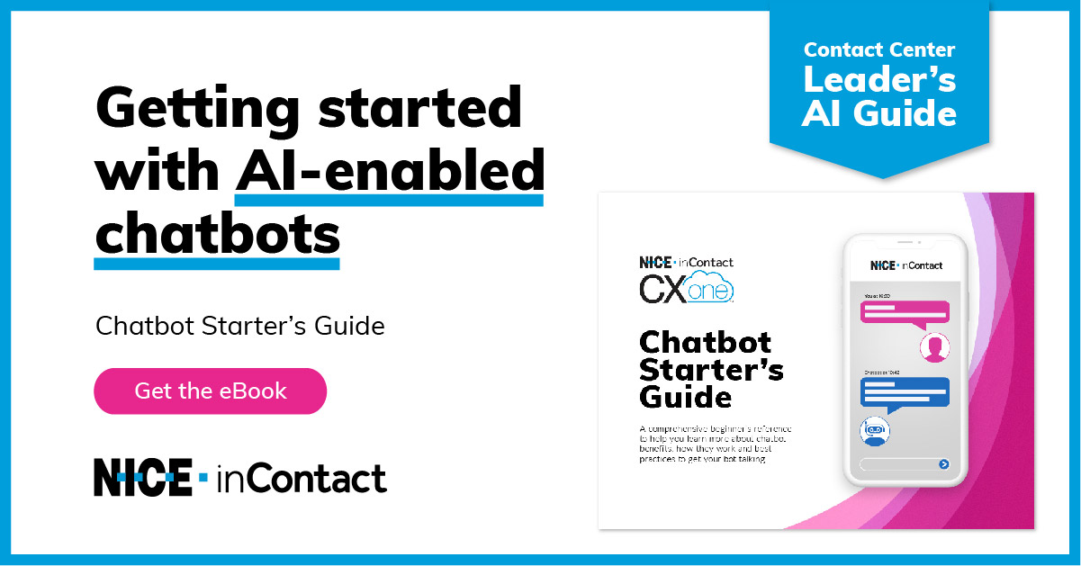 Nice Cxone Ebook Chatbot Starters Guide